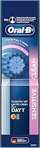 2 x Oral-B Sensitive Clean Electric Toothbrush Replacement Heads 2 Pack