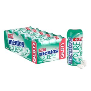 Mentos Pure Fresh Chewing Gum, Spearmint