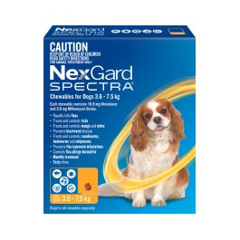 Nexgard Spectra Dog 6pk: V.Small